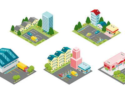 City isometric illustrations city illustration electric vehicles ev charging infographic isometric sustainable energies vector illustration