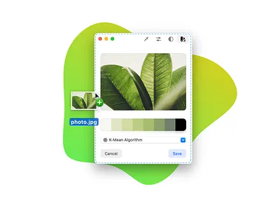 Color Palette Generator app application clean color picker design drag and drop generator mac macos minimal palette ui utility