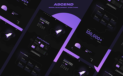 Kallisto AIO (SAAS Website) aio crypto flat hypebeast minimal nft purple saas software ui vibrant website