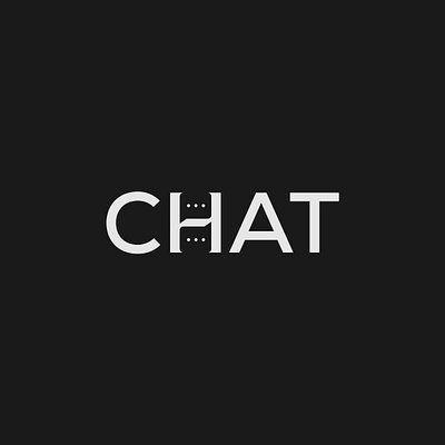 Chat Logo Concept brand designer brand identity branding chat design illustrator logo logo design logo designer minimalist typography vector wordmark