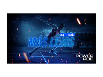 KV Powerade branding design graphic design powerade