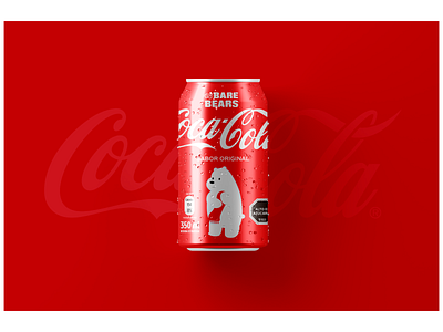 COCA COLA We Bare Bears can cocacola coke design graphic design webarebears