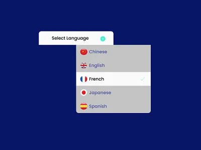 Daily UI Challenge: Drop Down Menu design ui ui design uiux ux