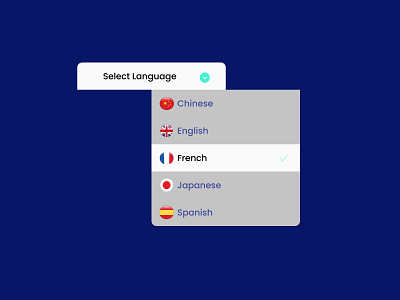 Daily UI Challenge: Drop Down Menu design ui ui design uiux ux