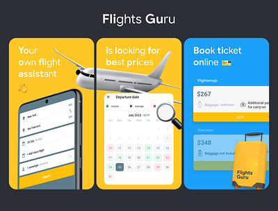 Flights guru - best prices airline tickets search airline appdesign application application design bionc reading flight flightguru flightradar flights google google play graphics google play images googleplay guru radar search ticket