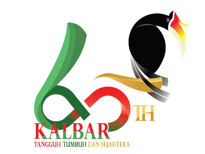 Hut KALBAR 65 (Lose contest logo design) animation design illustration logo