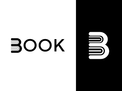 Book logo book logo books icon illustrator logo design logos minimalist modern simple typography vector wordmark logos