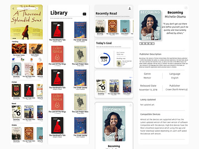 Book app UI/UX (OurBook) book bookapp ourbook ui ux