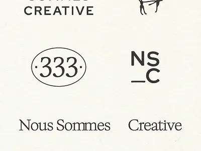 Nous Sommes Creative Brand brand brand design branding design logo logo design