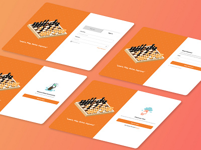 Sign In Flow account chess design figma game login sign in sign up ui web web design website