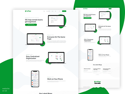 LoTops Website Landing Page design landing page ui ux website design