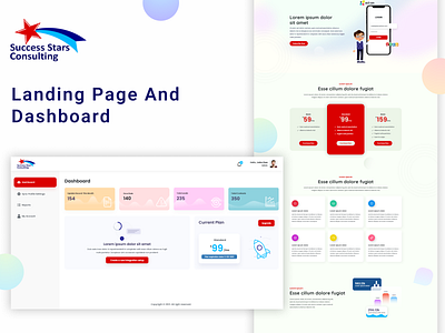 Consultation Landing page and dashboard design consultation dashboard design landing page ui ux website design