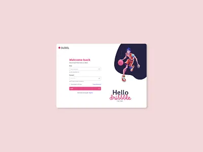 Login design ui vector website design