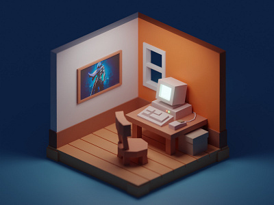 First 3D Design 3d animation blender blender3d graphic design ui