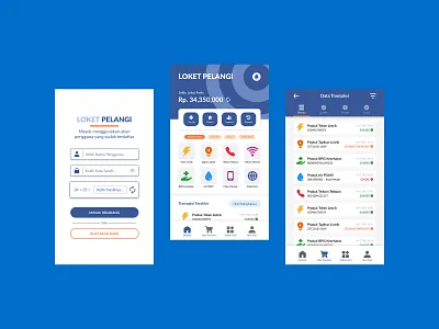 Main Screen Loket PPOB - Mobile App design figma mobileapp ppob ui ux