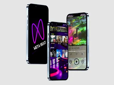 Improved mockup with loading screen and logo design graphic design mockup music player ui