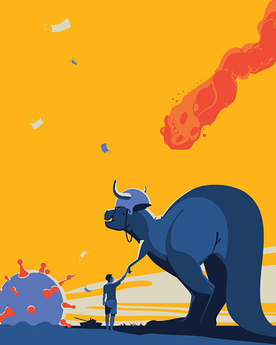 The Challenge of the Age. animal art design digitalart drawing illustration illustrator vector
