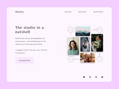 Daily UI #003 - Landing page dailyui design landingpage ui ux