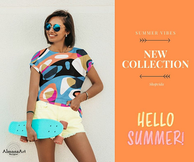 Summer Vibes artist branding collection design graphic design illustration