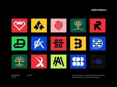 LogoFolio Aslantex branding colorful copyright design graphic design logo logocollection logofolio logomarks logos and marks logotype mark marks vibrant