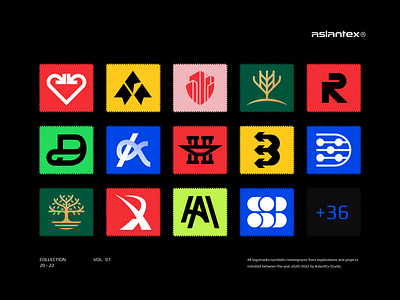 LogoFolio Aslantex branding colorful copyright design graphic design logo logocollection logofolio logomarks logos and marks logotype mark marks vibrant