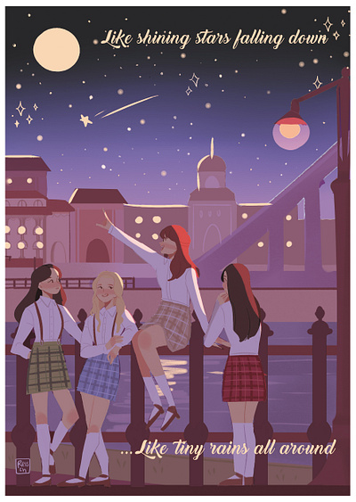 Rendezvous 18.6y 2d art design illustration poster project zine