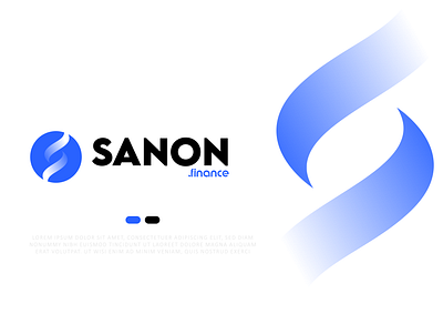 Sanon.finance Logo Design abstract adobe illustrator agency app design app logo blockchain branding business combination logo company creative logo crypto design flat design gradient logo graphic design logo modern logo trendy logo