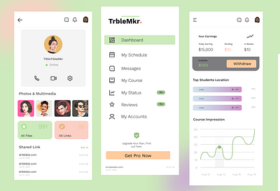 Another Earning and Social media app by XLENT Studio app design design graphic design ui uiux ux