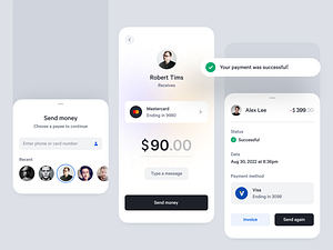 Send Payment by Vishnu Prasad on Dribbble