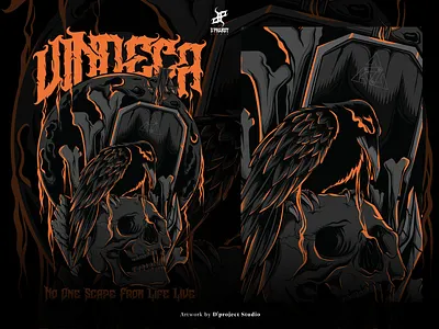 Bird with Skull - T-shirt Illustration album art clothing clothing brand cover album dark art illustration illustrator merch merchandise poster poster art skull skull art skull illustration skull poster t shirt design t shirt illustration t shirt merch t shirt merchandise