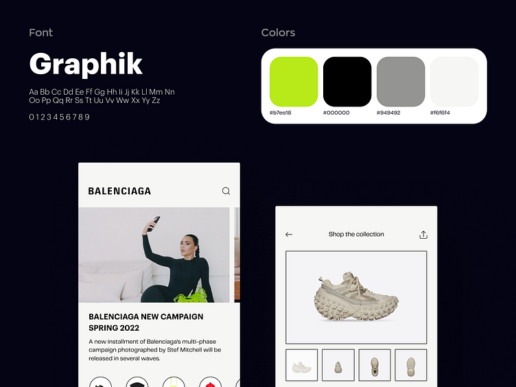 væv pilot fjerkræ Balenciaga Mobile App Design Concept by Dmitry Lauretsky for Ronas IT |  UI/UX Team on Dribbble
