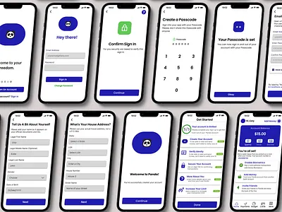 Mobile Bankin App UI bankingapp behance design dribbble figma inspiration mobileapp mobilebankingapp ui ux