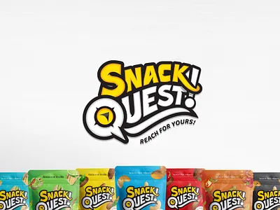 Branding & Package Design | Snack Quest brand agency brand and identity brand logo branding dry fruits food branding freelancer graphic designer health identity design illustration label design logo logo design nutrition package design packaging typography typography design wellness