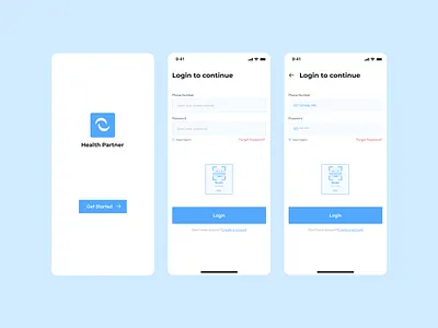 Health Partner - Patient Care Health Support Mobile App 🩺 clean design doctor doctor app doctor appointment health health care app healthcare medical medical app medicine mobile app patient app product design saas website ui user experience design user interface design ux uxui mobile app