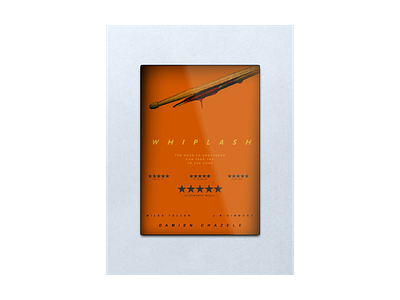 Whiplash branding damien chazelle design film poster film posters illustration jk simons logo miles teller movie movie poster movie posters ui whiplash whiplash movie