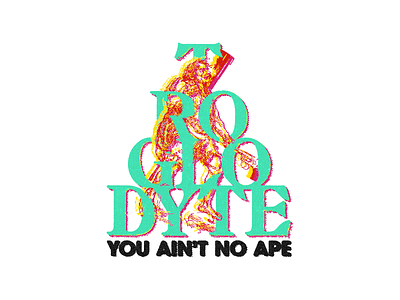 Troglodyte / T-Shirt Design design graphic design illustration typography