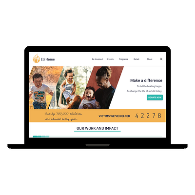 Eli Home Website Redesign adobe design graphic design ui