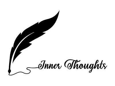 Inner Thoughts Logo Design loveyourself motivation poetry quoteoftheday quotes thoughts writer writing