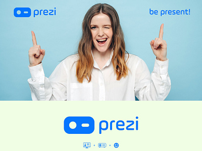 Prezi logo redesign branding design illustrator logo logo design redesign