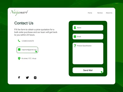 Daily UI Design: Contact form design ui ui design uiux ux