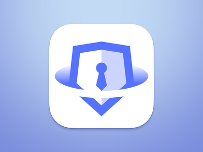 Vaultify App Icon app icon application icon data icon icon design ios ios icon key lock logo mark password secure security shield storage