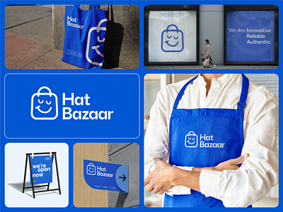 Hat Bazaar - Visual Identity Design brand identity brand identity design brand strategist brand strategy branding design graphic design graphic designer logo logo design rebranding redesign shop brand super shop visual designer visual identity