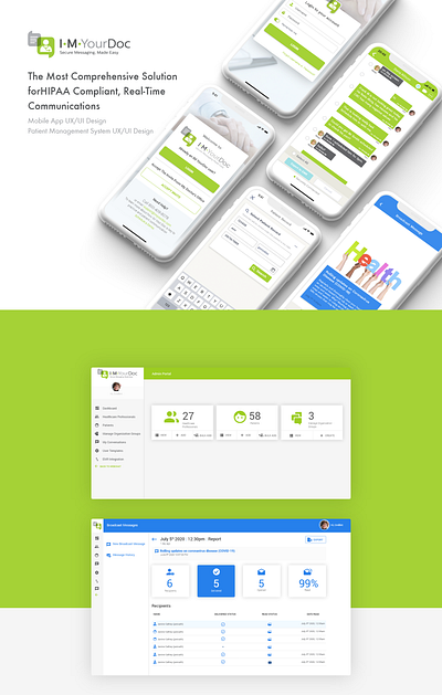 IMYourDoc UX/UI Design product design ui ux