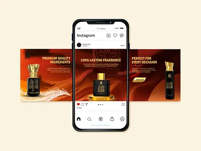 Carousel Design adil qadri adobe branding carosuel carousel design carousel mockup graphic design graphics logo perfume design