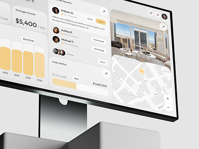 Estero — real estate management tool dashboard dashboard design estate interface design property management real estate saas tool ui ui inspiration uiux ux web web app