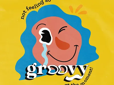 Not So Groovy adobe illustrator color palette design digital digital illustrator flatdesign graphic design groovy illustration vector illustration vectorart