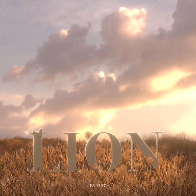 LION 3d graphic design illustration