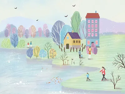 Beautiful illustrations graphic design illustration ui