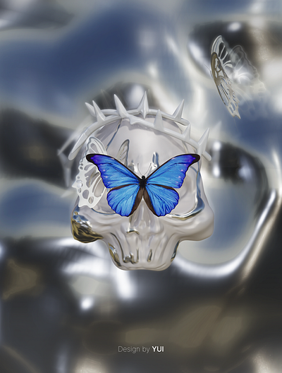 Dream&Butterfly design illustration original