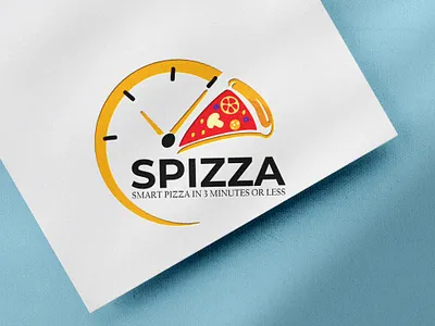 SPIZZA Logo branding design graphic design illustration logo typography vector